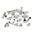 3A,DIN,SMS welded clamped threaded Food grade stainless steel pipe fitting sanitary tee